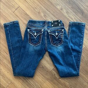 Miss Me Dark Blue Skinny Jeans